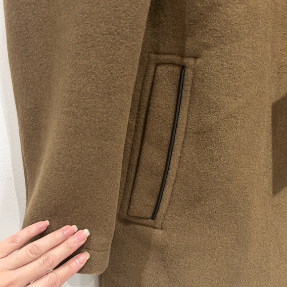Brand New with Tags Cole Haan Men's Car Coat Wool Blended Caramel Color Size M - Picture 9 of 16